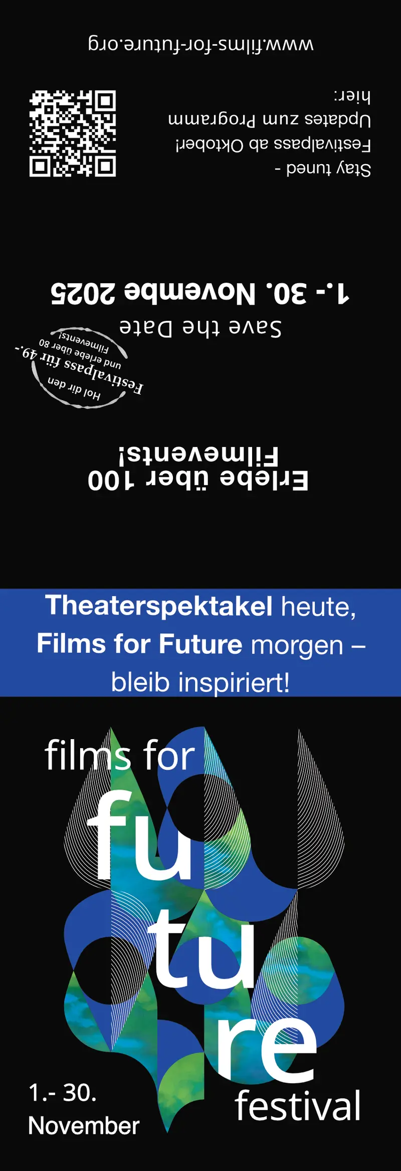 Velo flyer, Zürich (fold-over format)